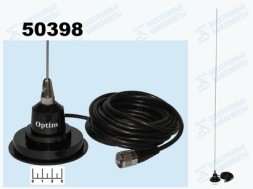 Антенна к радиостанции автомобильная 27 MHz Optim 1C-100 на магните
