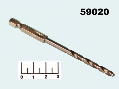 Сверло-бита 4.5*80мм по металлу FIT 34045