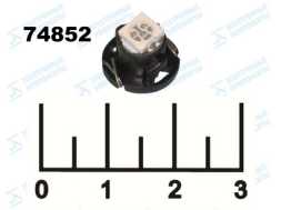 Лампа светодиодная салонная 12V T4.7 1LED синяя 12lm 140гр (5050) (1974)