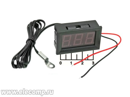 Радиоконструктор термометр цифровой (-50...100C) 5-12V зеленый (X13249)