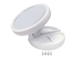 Зеркало двухсторонее с подсветкой на подставке JG-988