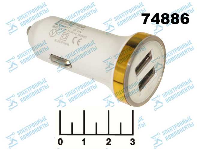 Автомобильное зарядное устройство 2USB 5V 3.1A Nokoko-11