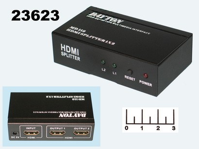 Сплиттер HDMI 1 вход 2 выхода MD-112 mini Dayton