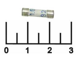 Вставка плавкая керамическая ВПК 1A 4*15 (ВП1-1) (предохранитель)