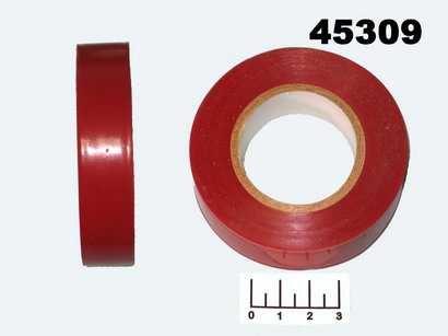 Изолента 0.13мм*19мм*25м красная