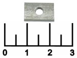 Гайка прямоугольная М4 14*9*2.5 мм (1 штука)