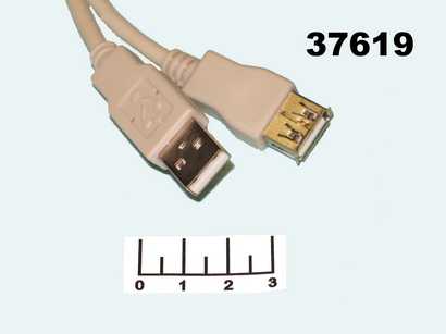 Шнур USB-USB A гнездо 3м Dayton (16-0004B)