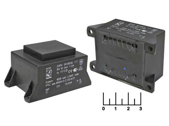 Трансформатор 12V 1.33A BVEI 541 1124