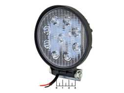 Прожектор светодиодный 12-80V 9LED белый 155мм