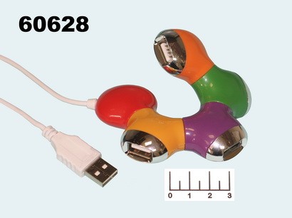 USB Hub 4 port HI-Speed Змейка