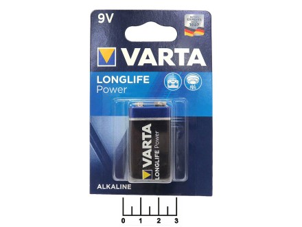 Батарейка 6F22-9V Varta LongLife Power 4922 Alkaline 6LR61