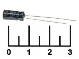 Конденсатор электролитический ECAP 0.22 мкФ 10В 0.22/10V 0511 105C