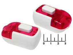 Выключатель 250/10 250V 10A 1-клавишный проходной (026) под винт (синий,желтый,фиолетовый)