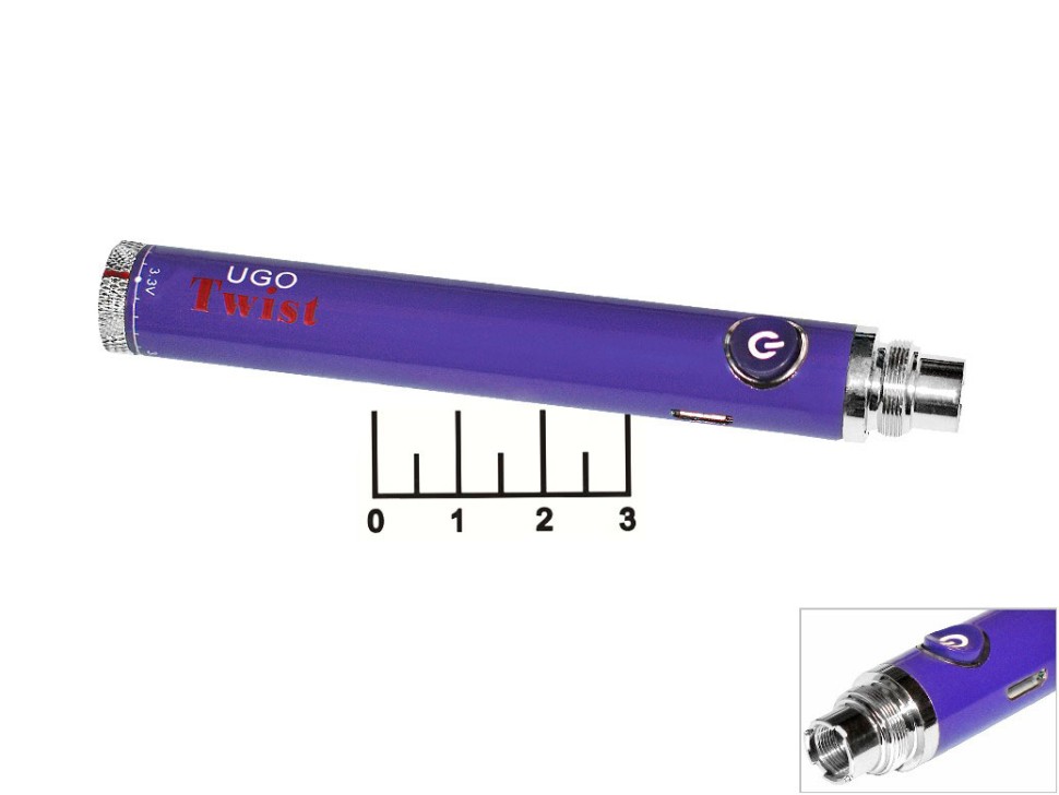 Аккумулятор для электронных сигарет Twist Ugo 0.65A (ЭСГ-7242/2964)