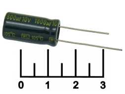 Конденсатор электролитический ECAP 1800 мкФ 10В 1800/10V 1020 105C (WL)