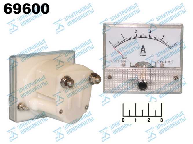Измерительная головка амперметр 5A 55*63мм DC 85C1
