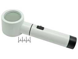 Лупа с подсветкой 6* 50мм ZM4050