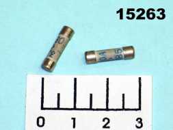 Вставка плавкая керамическая ВПК 3A 4*15 (ВП1-1) (предохранитель)