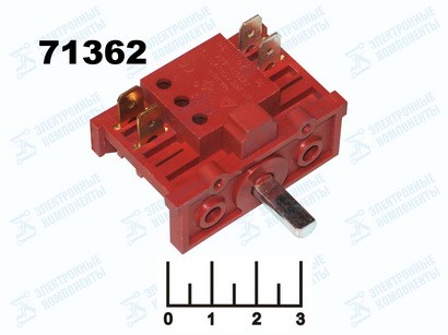 Переключатель для плит 4 позиции 4 контакта асель XZ307B №315(4)