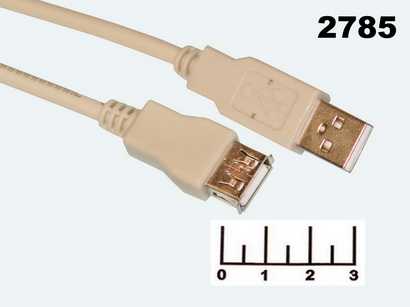 Шнур USB-USB A гнездо 1м Dayton (4-0057A)