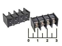 Клеммник линейный 4pin 7мм (DG25C-B-02P-13-00A(H))