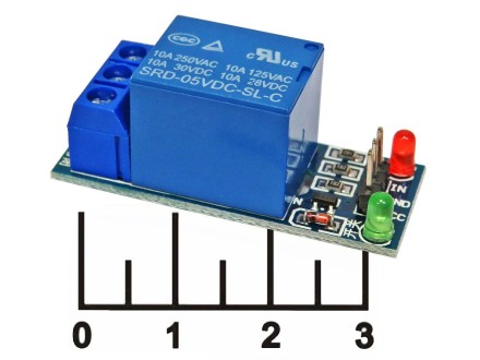 Радиоконструктор Arduino релейный модуль 1 канальный 5V