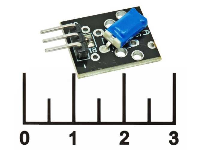 Радиоконструктор Arduino датчик наклона KY-020