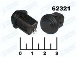 Кнопка MPBS-R/R черная с фиксацией 3A SB570 (KA6-11) влагозащищенная