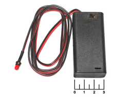 Муляж сигнализации 2*AA красный