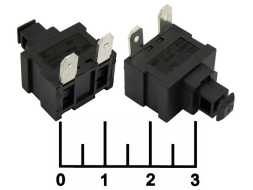 Кнопка 250/12 250V 12A с фиксацией 2 контакта для пылесоса угловая PBS2-7 (36-0214) CY02E-R