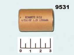 Аккумулятор 1.2V 1.2A Ni-CD 4/5SC/HP ME-1200SC Minamoto