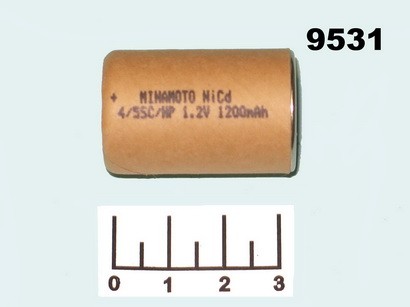 Аккумулятор 1.2V 1.2A Ni-CD 4/5SC/HP ME-1200SC Minamoto