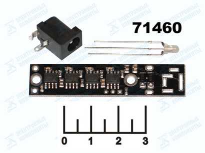 Контроллер заряда для литиевых элементов 3.7V 3A 1*18650 TP4056