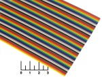 Кабель ленточный 64-жильный шаг 1.27мм цветной (RCA-64)