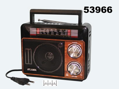 Радиоприемник Atlanfa AT-871 AC/DC + USB/CD аккумуляторный
