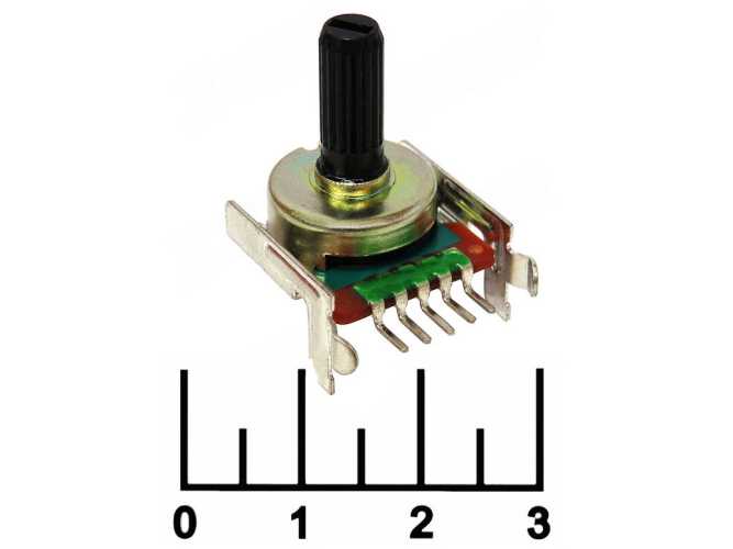 Резистор переменный 50 кОм A F-168K 5pin (+62) (4669A)