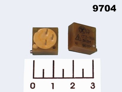 Резистор подстроечный СП3-39А 1 1.5 кОм (+123)