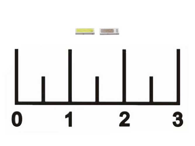 Светодиод LED 1W 6V 4014 6500K SMD (мал.конт +)