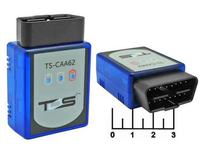 Адаптер OBD2 ELM 327 bluetooth 5.1 V1.5 TS-CAA62