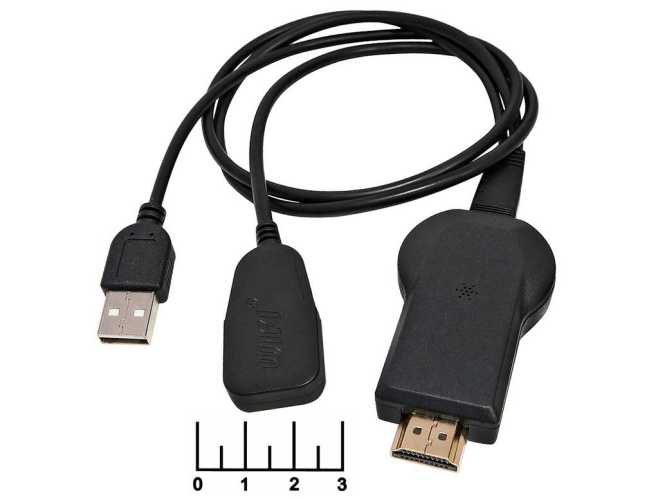 Телевизионный мультимедийный адаптер Wi-Fi Mirascreen/Miracast/Ahyast OT-DVB06/M4 Plus (APA-3438)