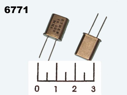 Кварц 16.000 МГц (HC49/U)