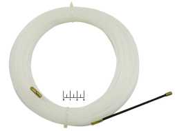 Струна для протяжки кабеля 3мм 25м TDM белая (0590-0005)