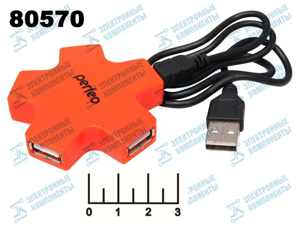 USB HUB 4 PORT PF-HYD-6098H PERFEO