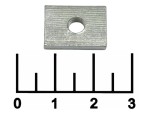 Гайка прямоугольная М5 17*12*3 мм (1 штука)
