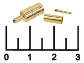 Разъем SMB штекер обжимной gold на кабель (SMB-C174J)