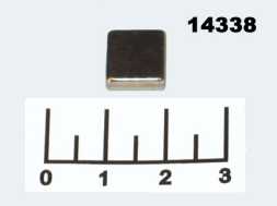 Магнит B 10*10*4 квадрат неодимовый (~2кг)