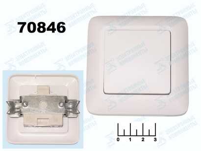 Выключатель 1-клавишный Schneider (Прима) белый