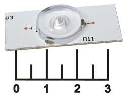 Светодиод 1LED 6V с линзой для TV