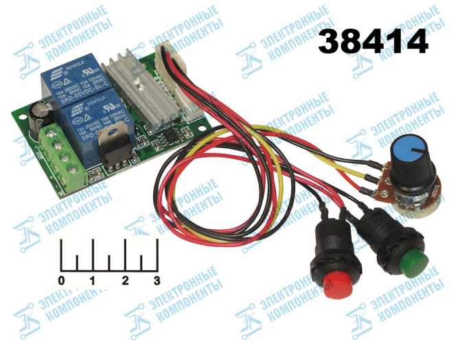 Радиоконструктор контроллер двигателя постоянного тока 6-24V 3A с реверсом