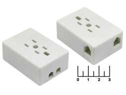 Розетка телефонная универсальная Netk